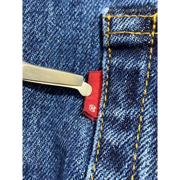 Levi's Premium 501 Original Fit Jeans Mens 46x32 Blue Straight Medium Wash Denim - Picture 3 of 11